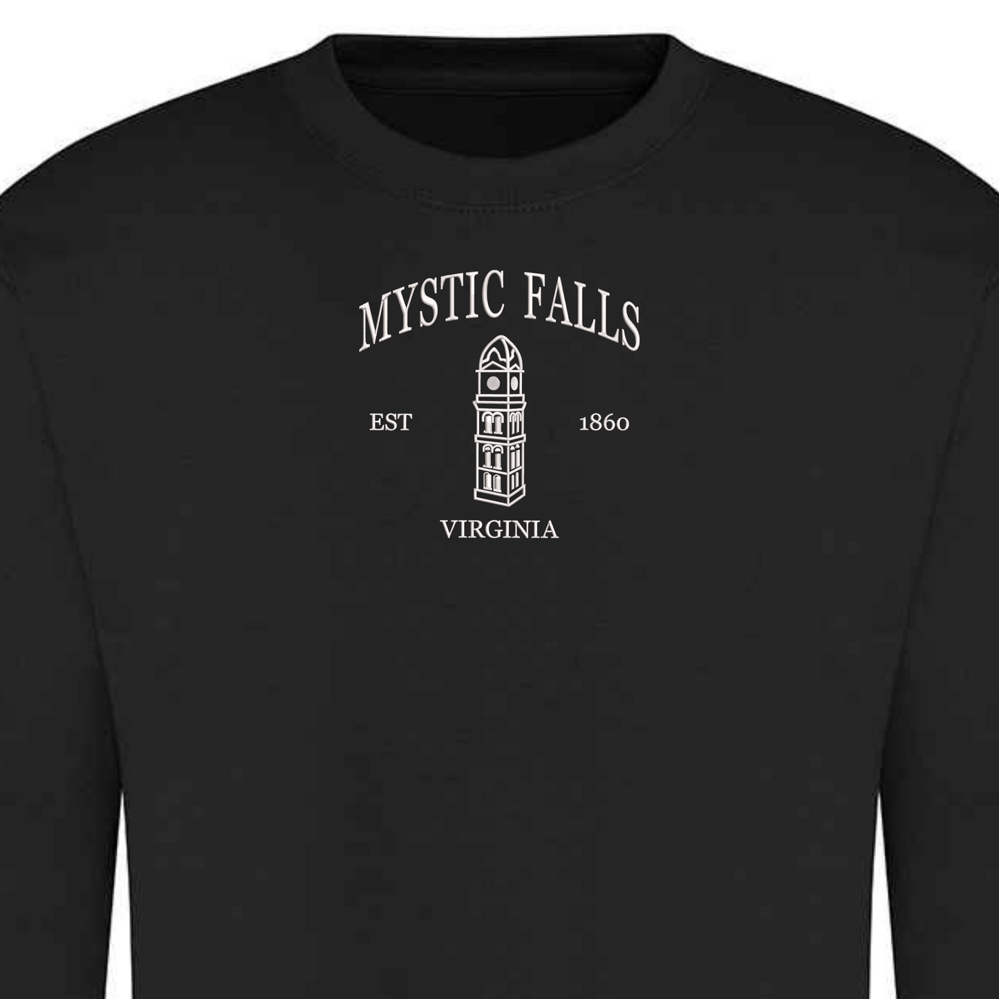 Mystic Falls Embroidered Sweatshirt