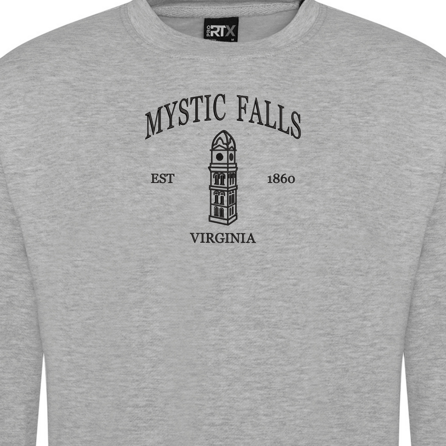 Mystic Falls Embroidered Sweatshirt