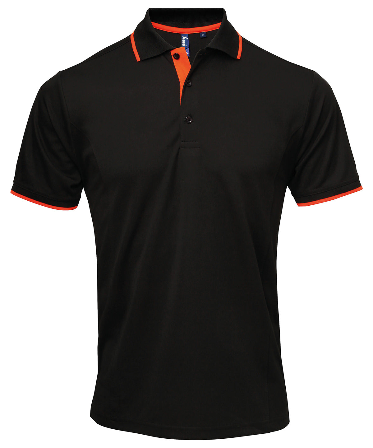 Premier Contrast Coolchecker Piqué Polo Shirt