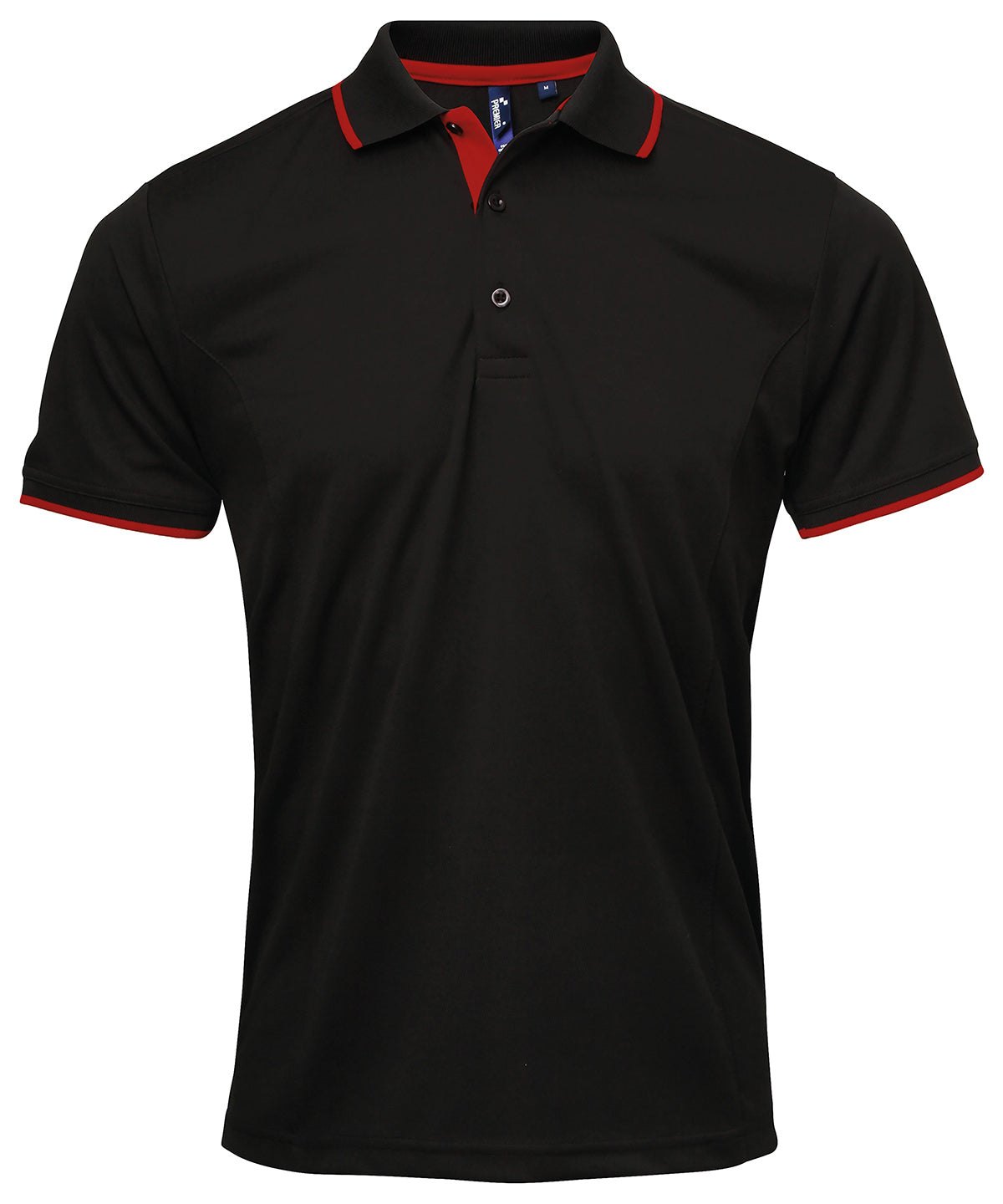 Premier Contrast Coolchecker Piqué Polo Shirt