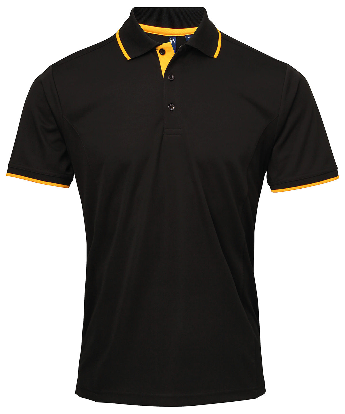 Premier Contrast Coolchecker Piqué Polo Shirt