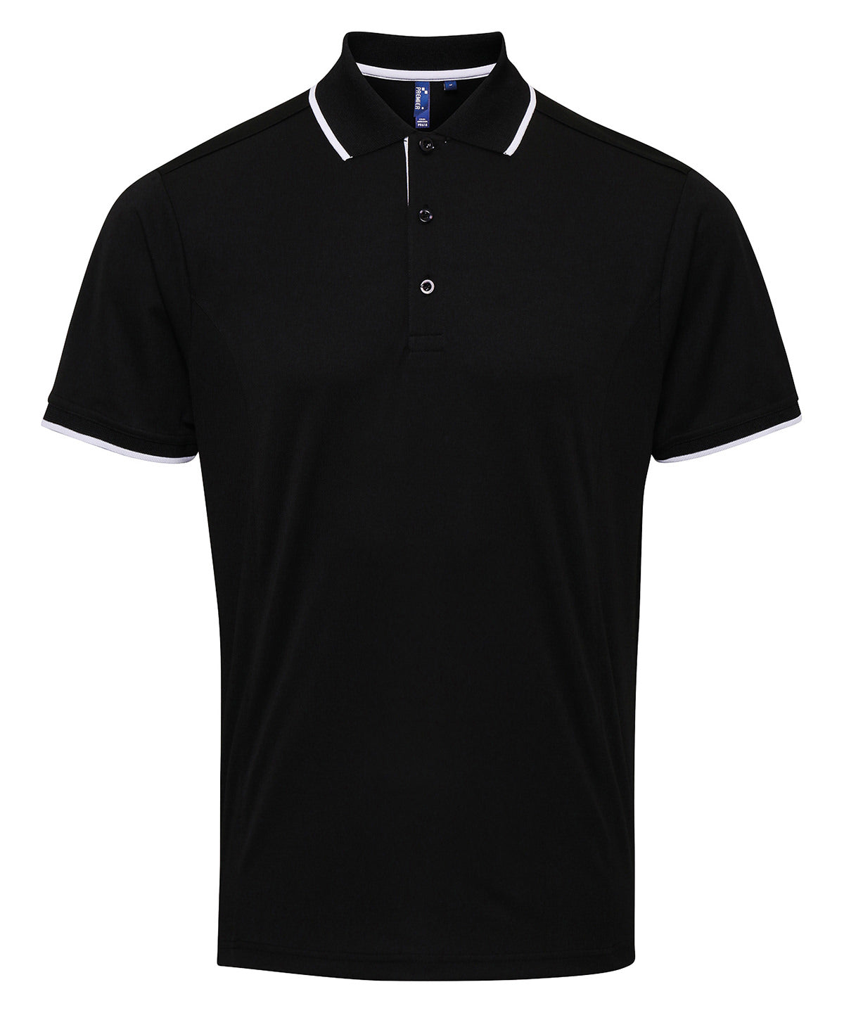 Premier Contrast Coolchecker Piqué Polo Shirt